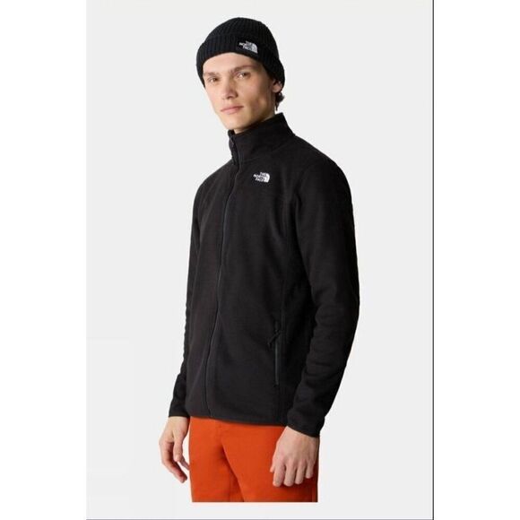 The North Face Mens Black Full-Zip Fleece Polartecc Jacket Large - Picture 1 of 8